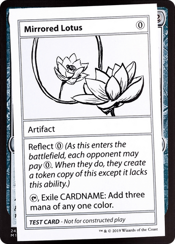 {R} Mirrored Lotus (2021 Edition) [Mystery Booster Playtest Cards][CMB1 107]