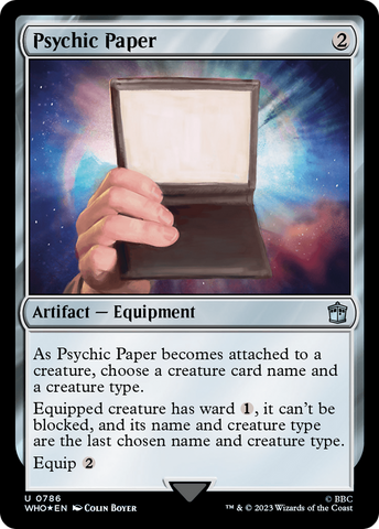 {C} Psychic Paper (Surge Foil) [Doctor Who][WHO 786]