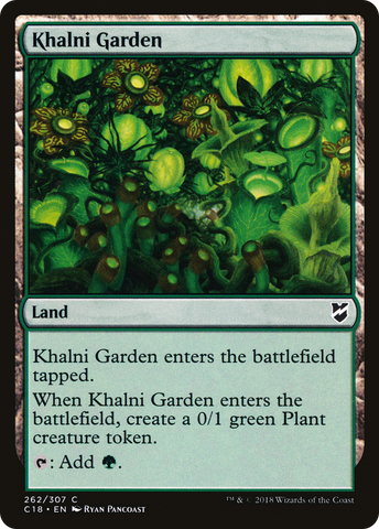 {C} Khalni Garden [Commander 2018][C18 262]