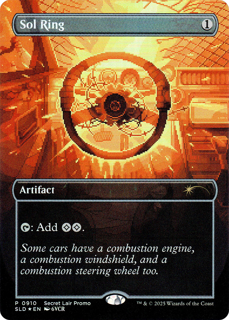 Sol Ring [SLD 910]  (Borderless) Foil