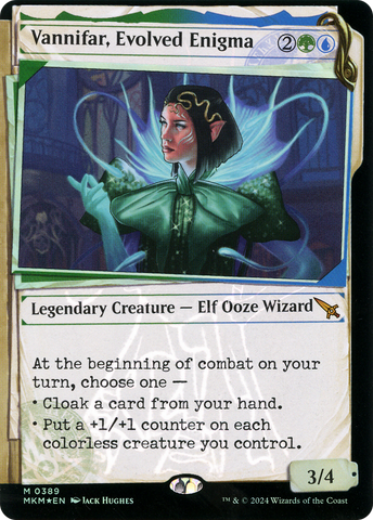 {@R} Vannifar, Evolved Enigma (Showcase) (Invisible Ink) [Murders at Karlov Manor][MKM 389]