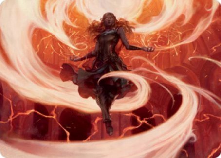 {A} Crackle with Power Art Card [Strixhaven: School of Mages Art Series][ASTX 012]