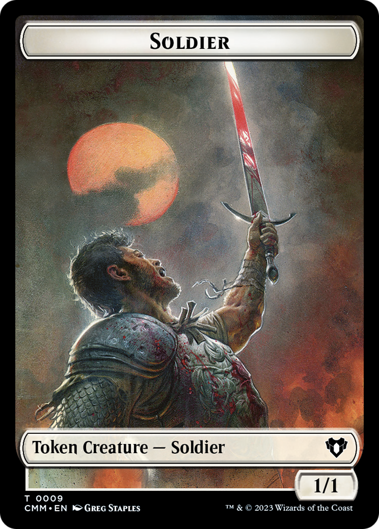 {T} Soldier Token [Commander Masters Tokens][TCMM 009]
