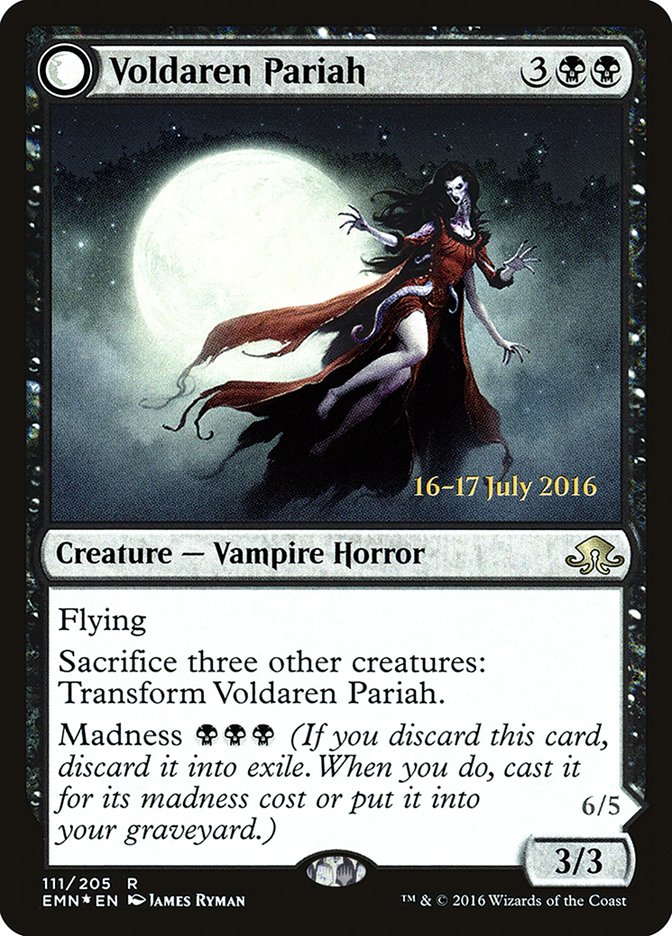 {R} Voldaren Pariah // Abolisher of Bloodlines [Eldritch Moon Prerelease Promos][PR EMN 111] - Misty Mountain Games