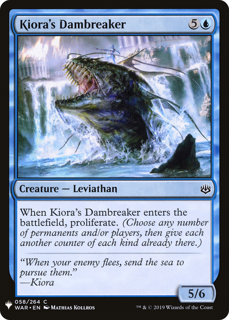 {C} Kiora's Dambreaker [Mystery Booster][LS WAR 058]