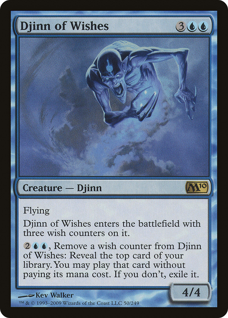 {R} Djinn of Wishes [Magic 2010][M10 050] - Misty Mountain Games