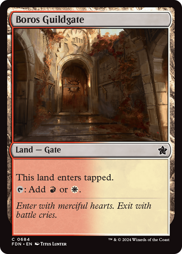 {@C} Boros Guildgate [Foundations][FDN 684]