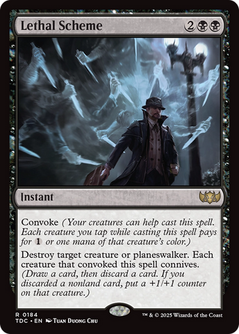 {R} Lethal Scheme [Tarkir: Dragonstorm Commander][TDC 184]
