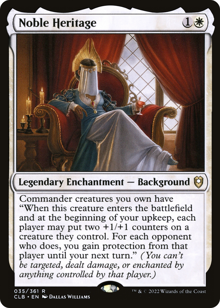 {R} Noble Heritage [Commander Legends: Battle for Baldur's Gate][CLB 035]