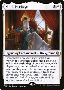 {R} Noble Heritage [Commander Legends: Battle for Baldur's Gate][CLB 035]