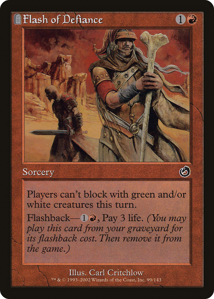 {C} Flash of Defiance [Torment][TOR 099]