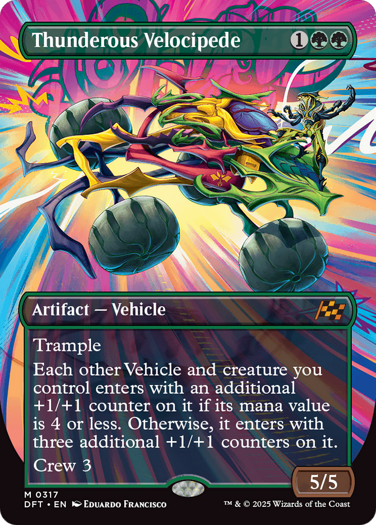 {@R} Thunderous Velocipede (Borderless) [Aetherdrift][DFT 317]