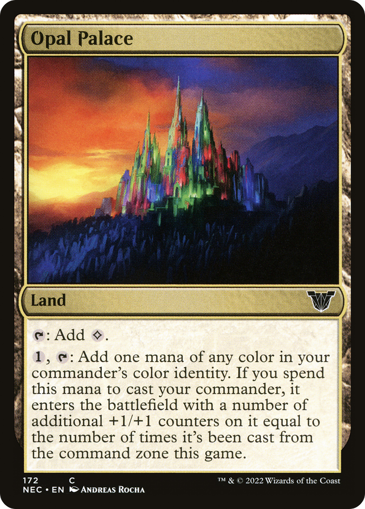 {C} Opal Palace [Kamigawa: Neon Dynasty Commander][NEC 172]