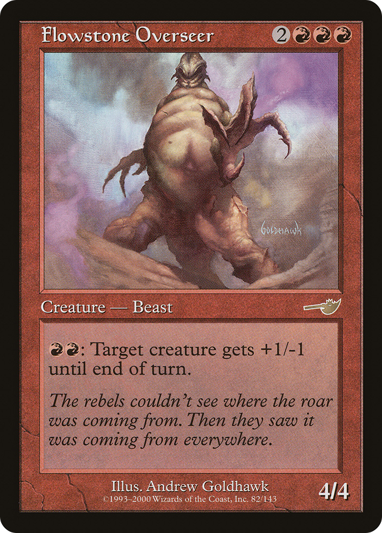 {R} Flowstone Overseer [Nemesis][NEM 082]