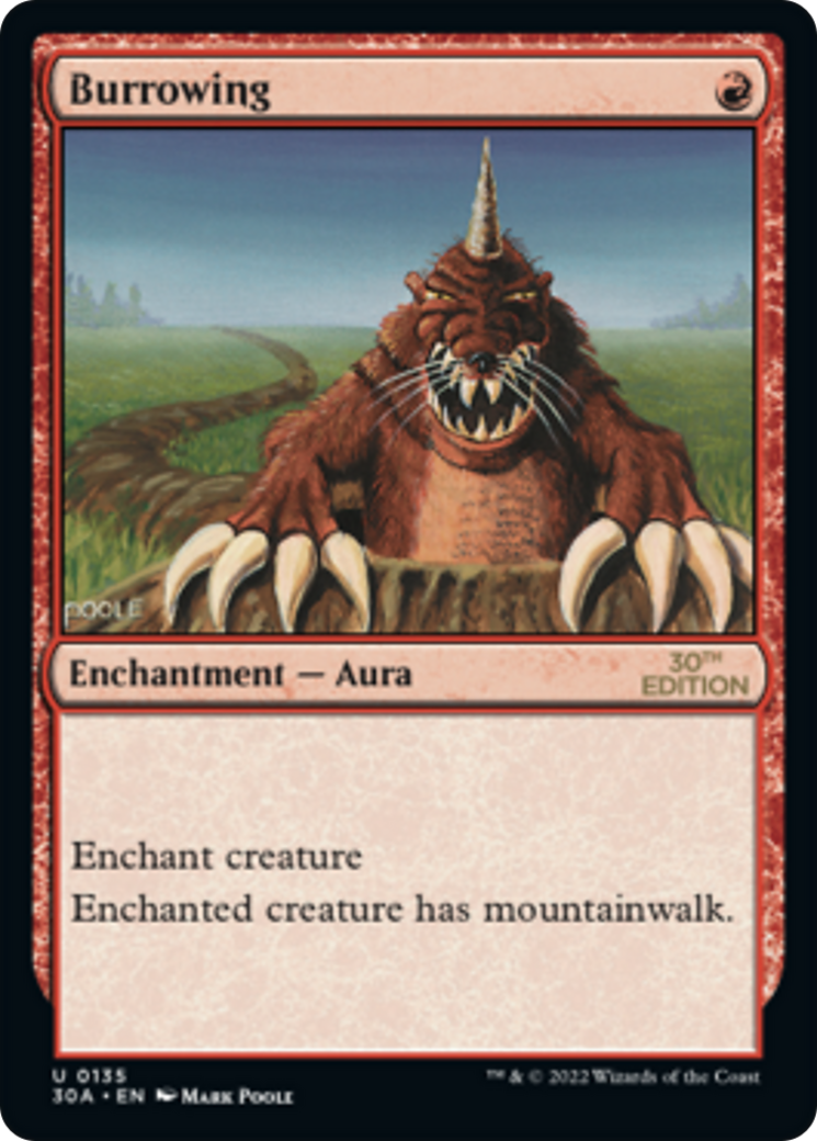 {C} Burrowing [30th Anniversary Edition][30A 135]