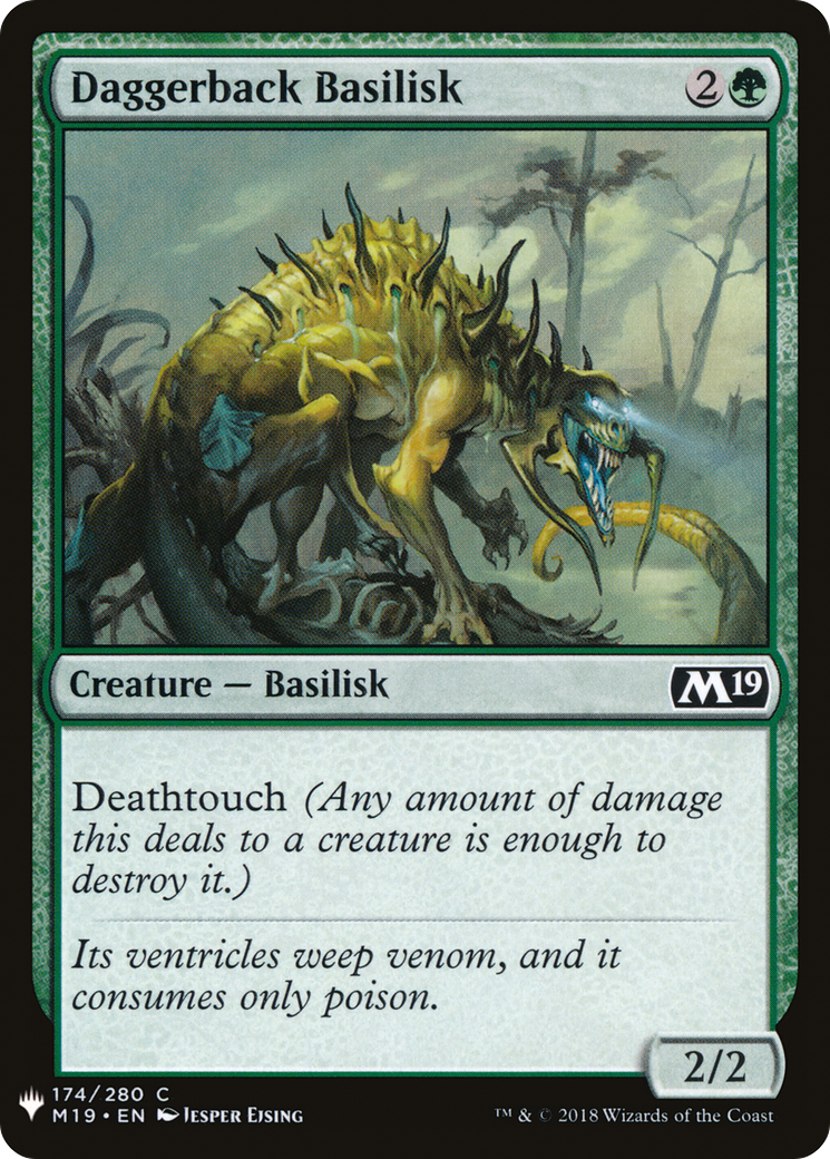 {C} Daggerback Basilisk [Mystery Booster][LS M19 174]