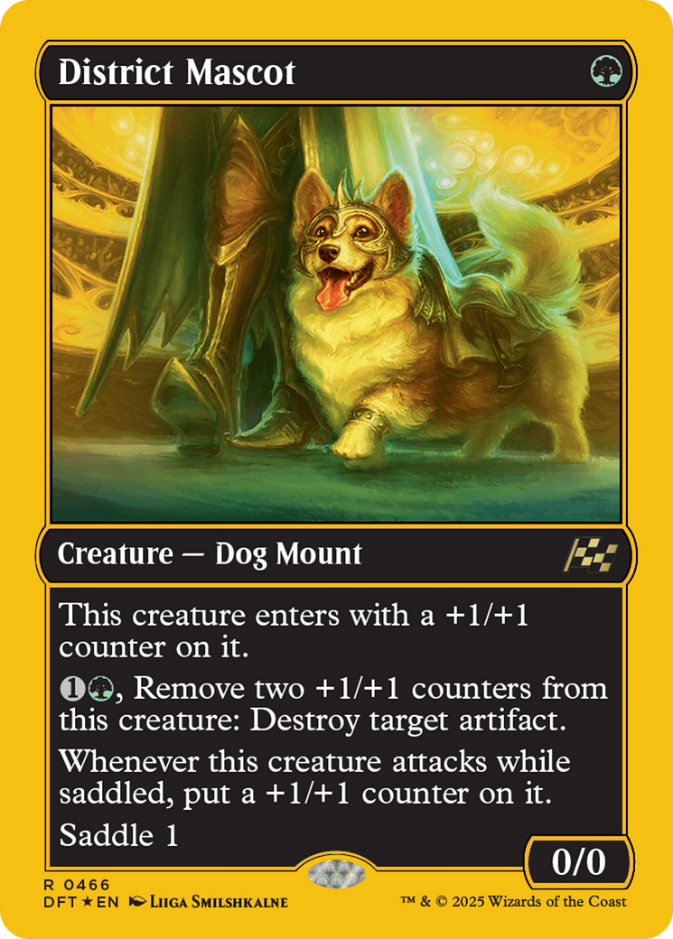 {@R} District Mascot (First-Place Foil) [Aetherdrift][DFT 466]