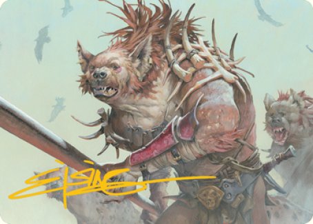 {A} Gnoll Art Card (Gold-Stamped Signature) [Dungeons & Dragons: Adventures in the Forgotten Realms Art Series][GS AAFR 011]
