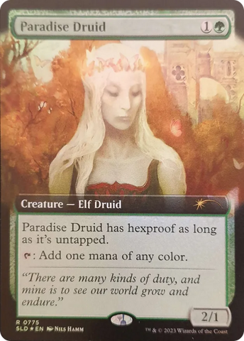 {R} Paradise Druid (Extended Art) [Secret Lair Drop Series][SLD 775]