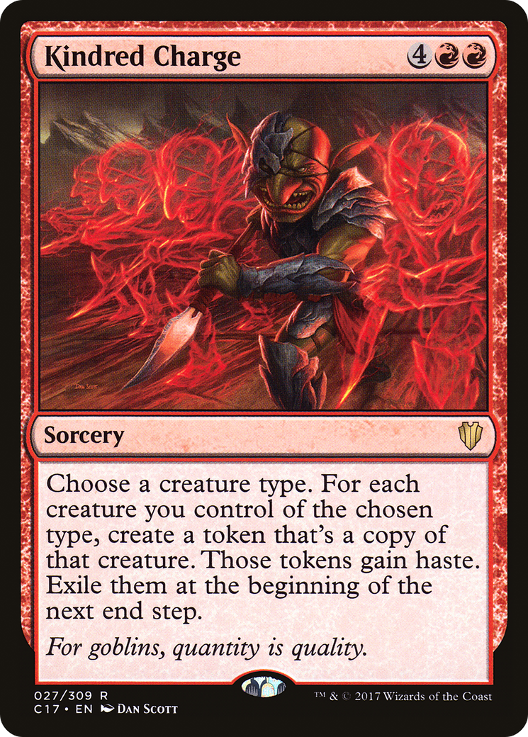 {R} Kindred Charge [Commander 2017][C17 027]