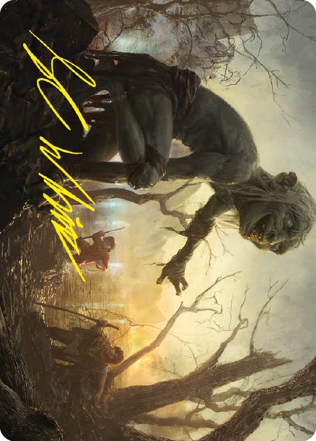 {A} Smeagol, Helpful Guide Art Card (Gold-Stamped Signature) [The Lord of the Rings: Tales of Middle-earth Art Series][GS ALTR 024]
