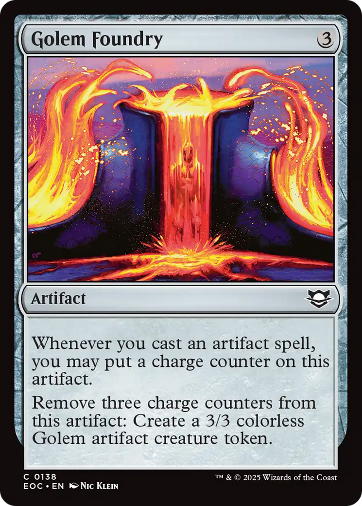 {@@ EOC C} Golem Foundry [Edge of Eternities Commander] [EOC 138]