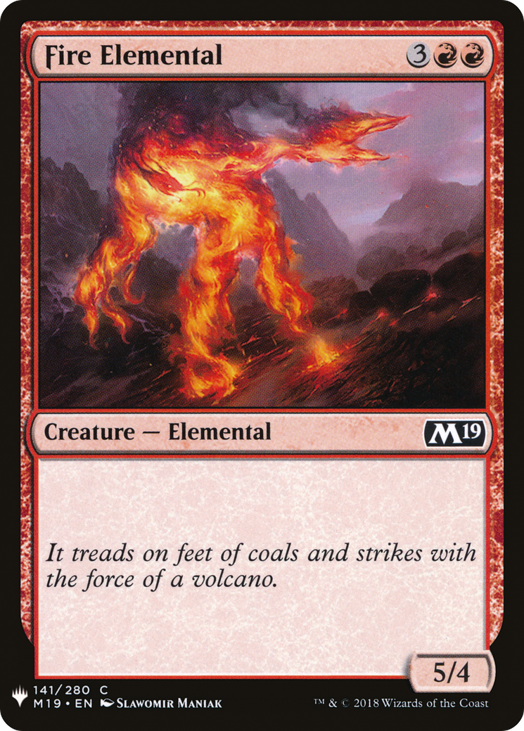 {C} Fire Elemental [Mystery Booster][LS M19 141]