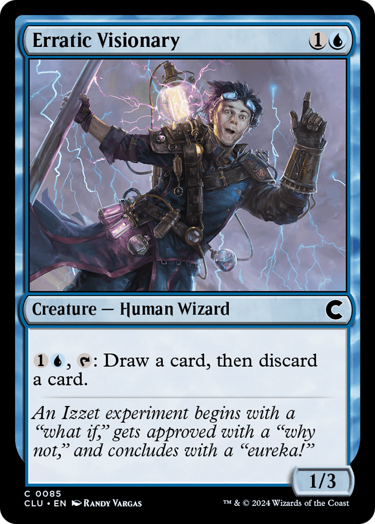 {C} Erratic Visionary [Ravnica: Clue Edition][CLU 085]