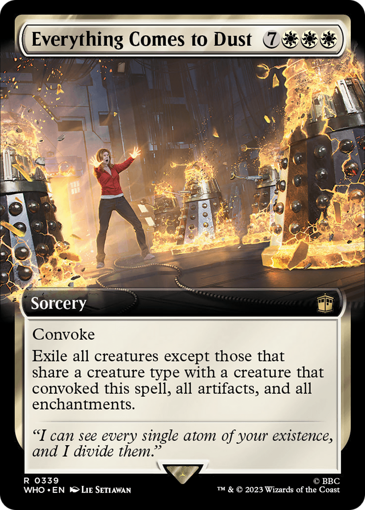 {R} Everything Comes to Dust (Extended Art) [Doctor Who][WHO 339]