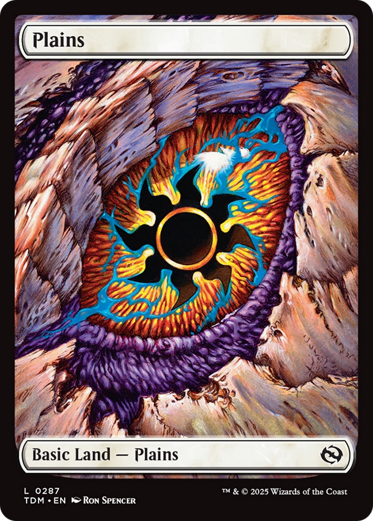 {B} Plains (0287) [Tarkir: Dragonstorm][TDM 287]