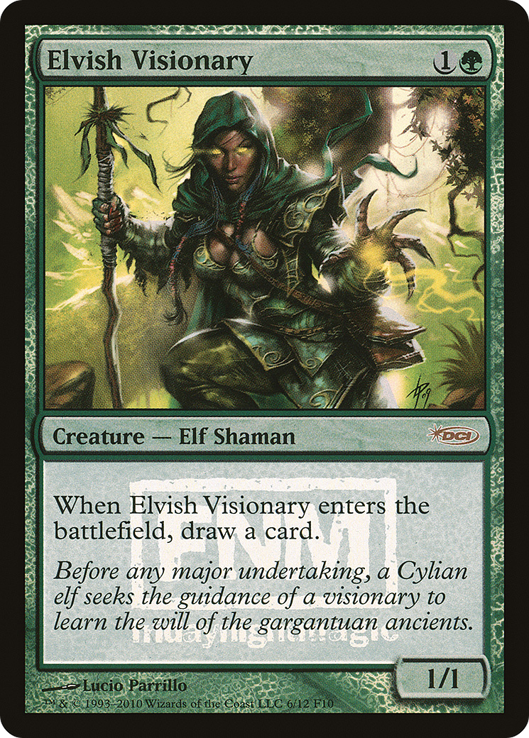 {R} Elvish Visionary [Friday Night Magic 2010][PA F10 006]