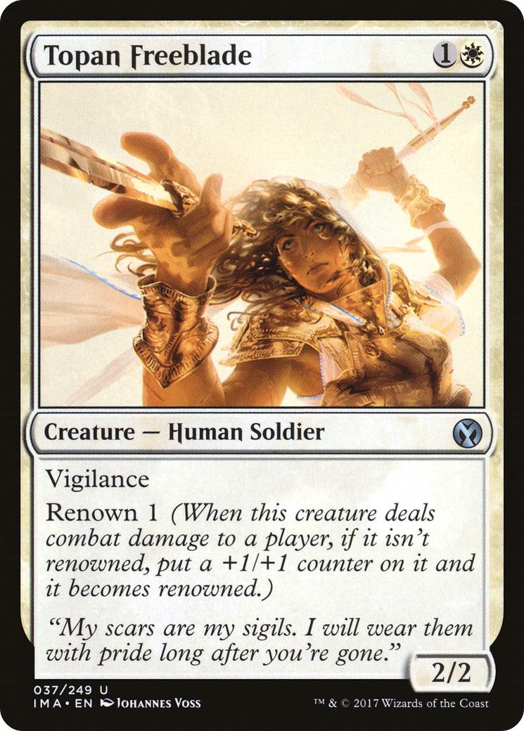 {C} Topan Freeblade [Iconic Masters][IMA 037] - Misty Mountain Games