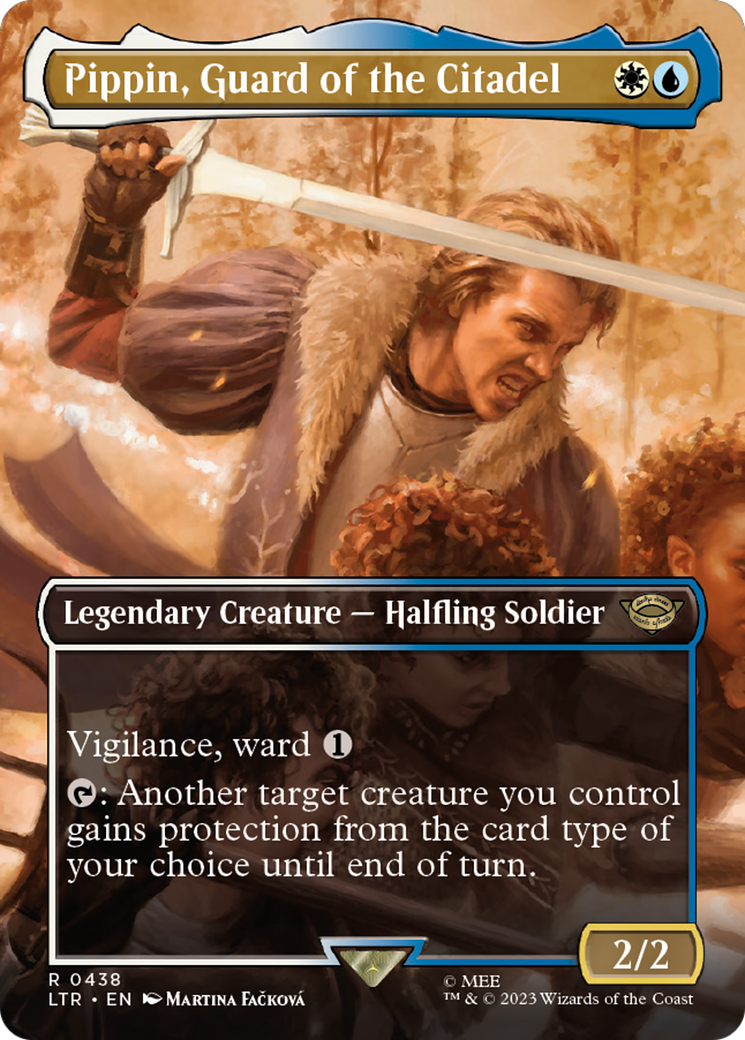 {R} Pippin, Guard of the Citadel (Borderless Alternate Art) [The Lord of the Rings: Tales of Middle-Earth][LTR 438]