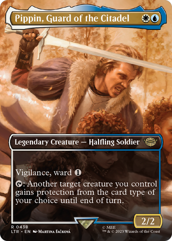 {R} Pippin, Guard of the Citadel (Borderless Alternate Art) [The Lord of the Rings: Tales of Middle-Earth][LTR 438]