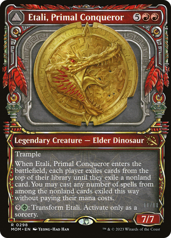 {R} Etali, Primal Conqueror // Etali, Primal Sickness (Multiverse Legends) [March of the Machine][MOM 298]