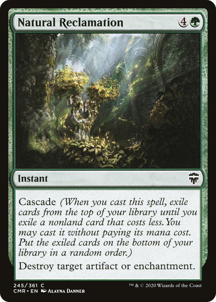 {C} Natural Reclamation [Commander Legends][CMR 245]