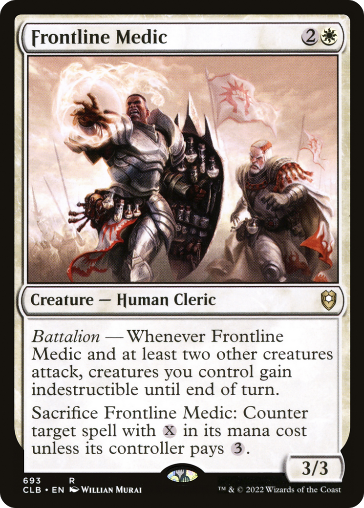 {R} Frontline Medic [Commander Legends: Battle for Baldur's Gate][CLB 693]