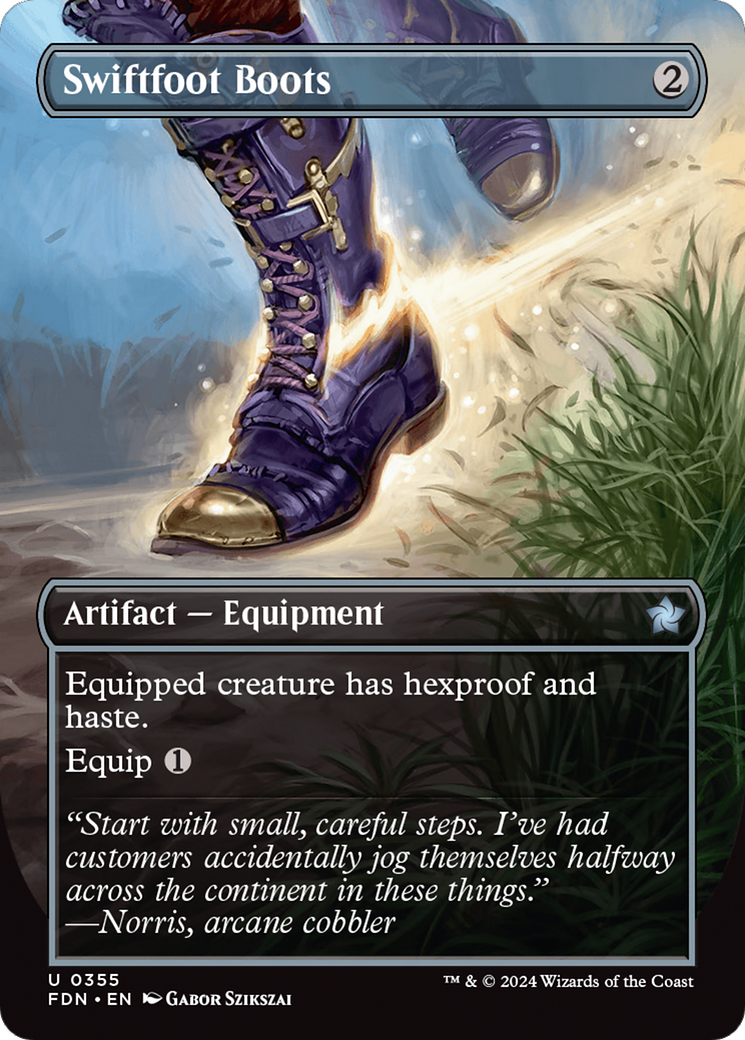 {@C} Swiftfoot Boots (Borderless) [Foundations][FDN 355]