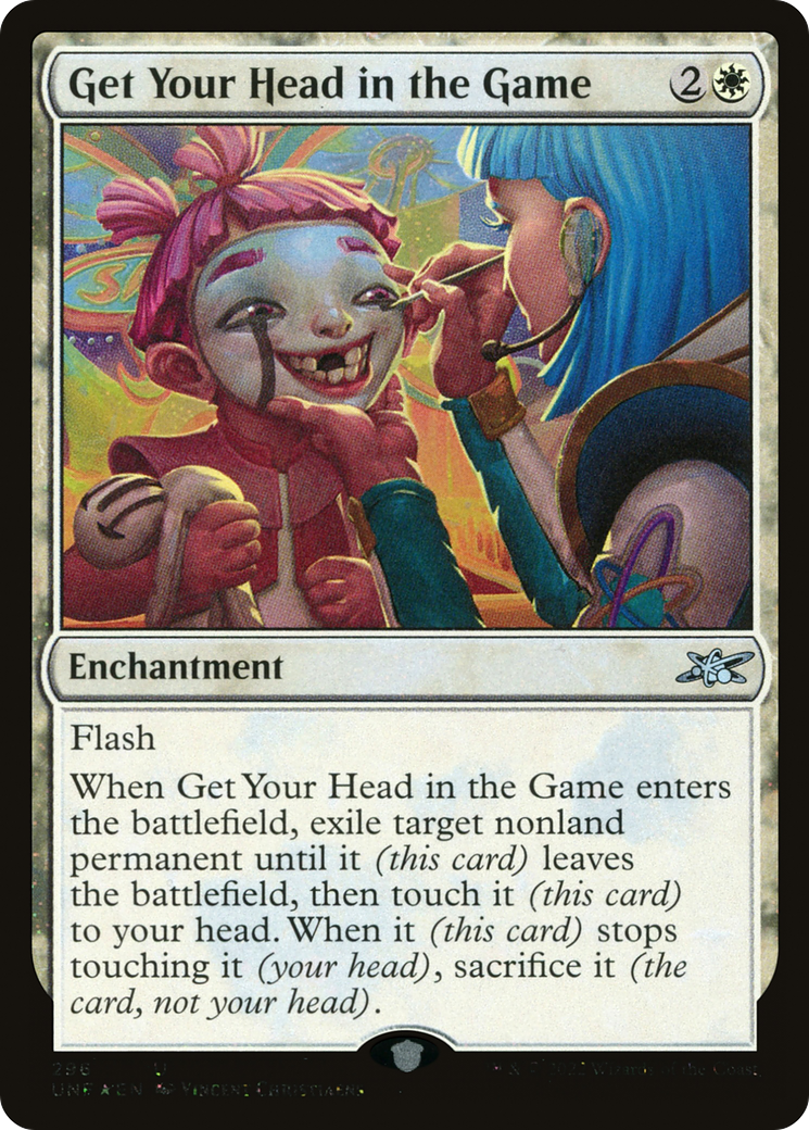 {C} Get Your Head in the Game (Galaxy Foil) [Unfinity][UNF 296]