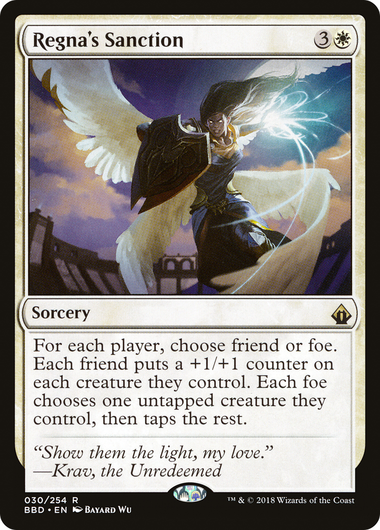 {R} Regna's Sanction [Battlebond][BBD 030]