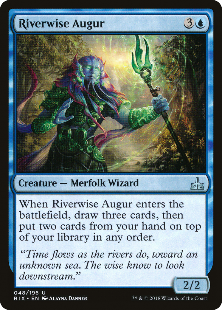 {C} Riverwise Augur [Rivals of Ixalan][RIX 048]