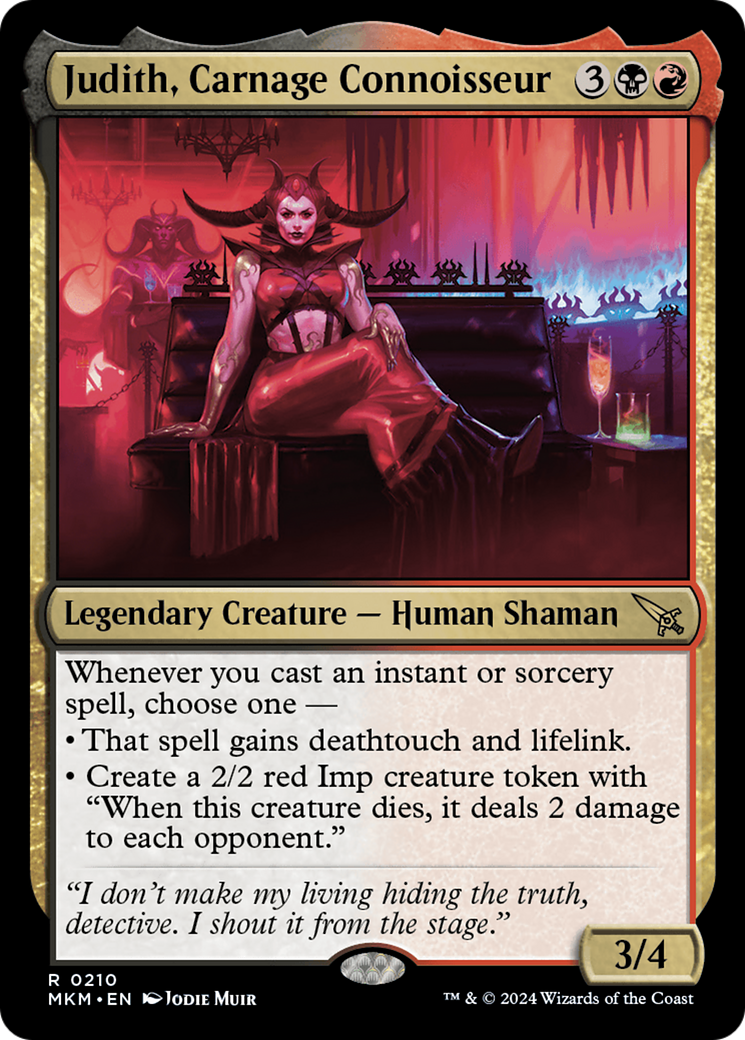 {@R} Judith, Carnage Connoisseur [Murders at Karlov Manor][MKM 210]