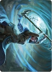{A} Sea Gate Stormcaller Art Card [Zendikar Rising Art Series][AZNR 050]