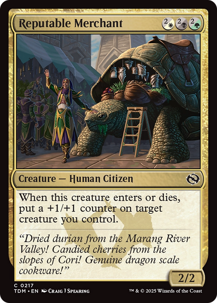 {@C} Reputable Merchant [Tarkir: Dragonstorm][TDM 217]