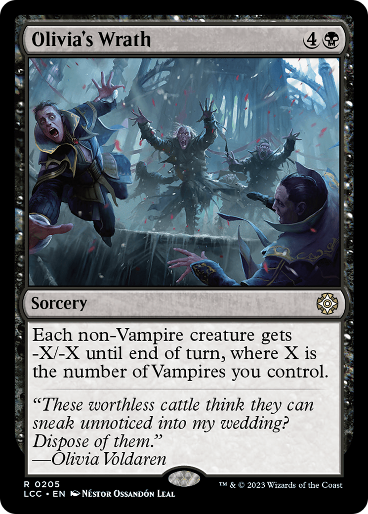 {R} Olivia's Wrath [The Lost Caverns of Ixalan Commander][LCC 205]