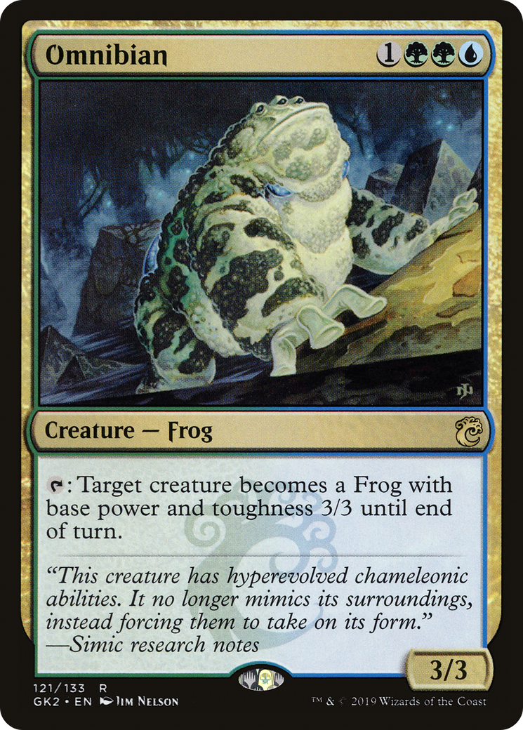 {R} Omnibian [Ravnica Allegiance Guild Kit][GK2 121]