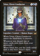 {R} Toluz, Clever Conductor (Showcase Golden Age Gilded Foil) [Streets of New Capenna][SNC 401]