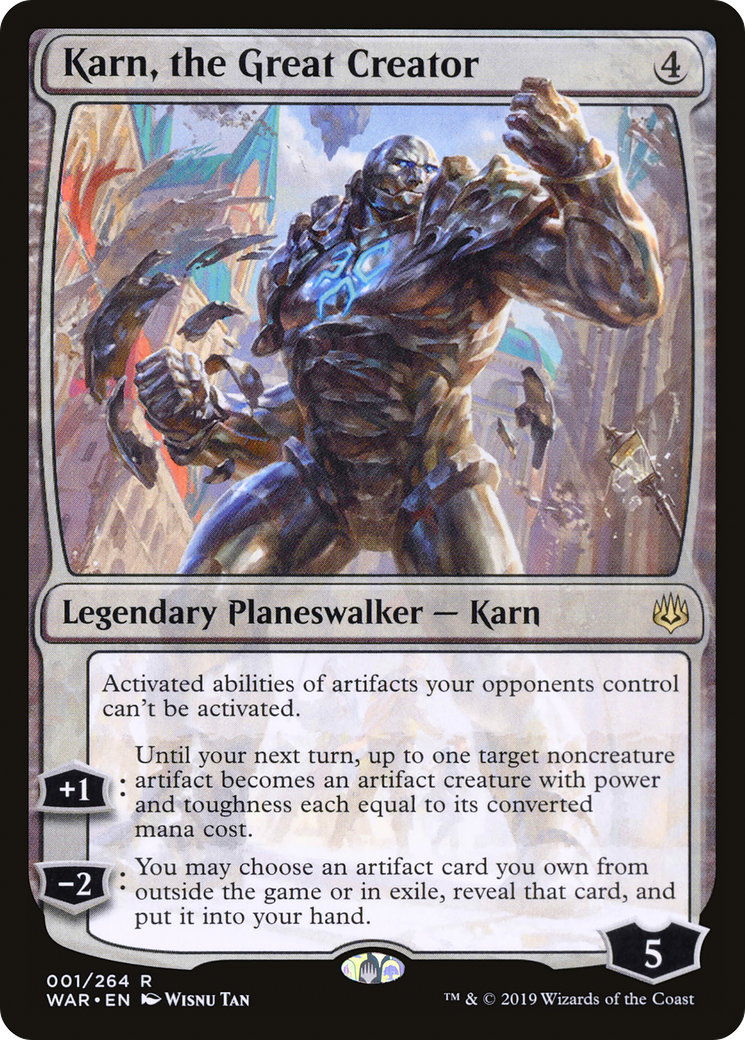 {R} Karn, the Great Creator [War of the Spark][WAR 001] - Misty Mountain Games
