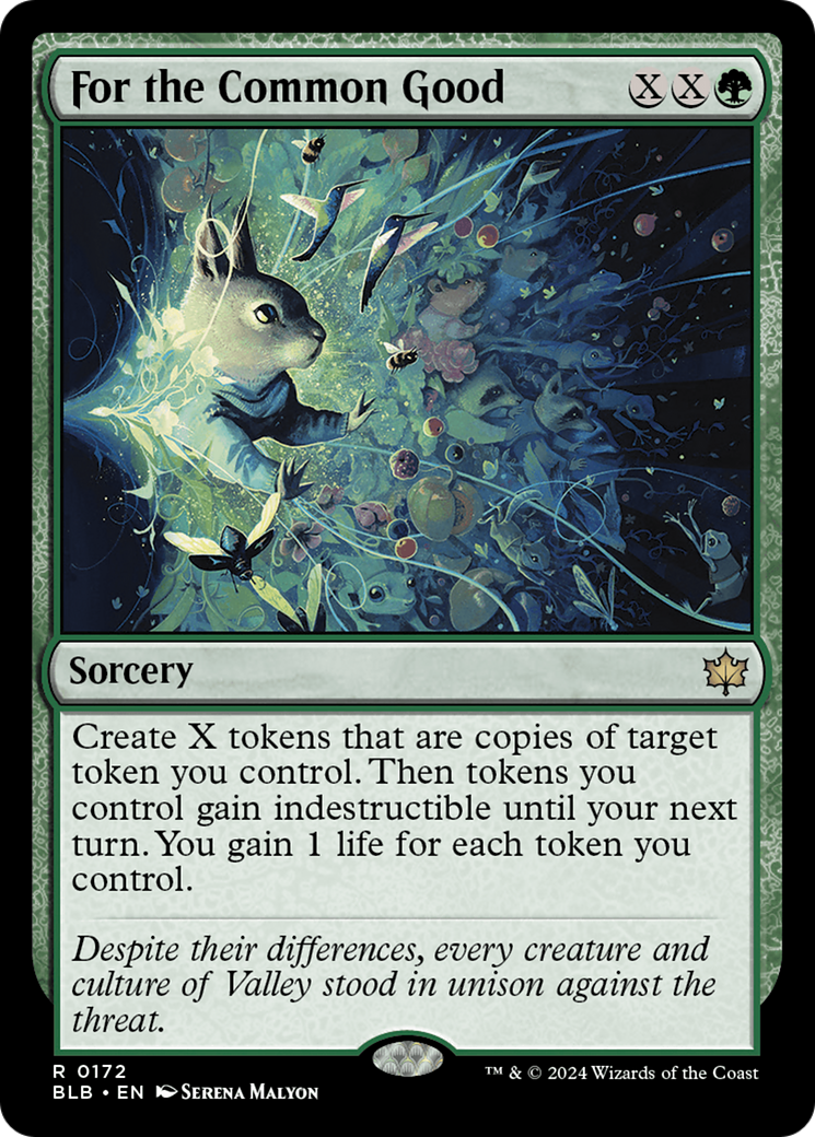 {@R} For the Common Good [Bloomburrow][BLB 172]
