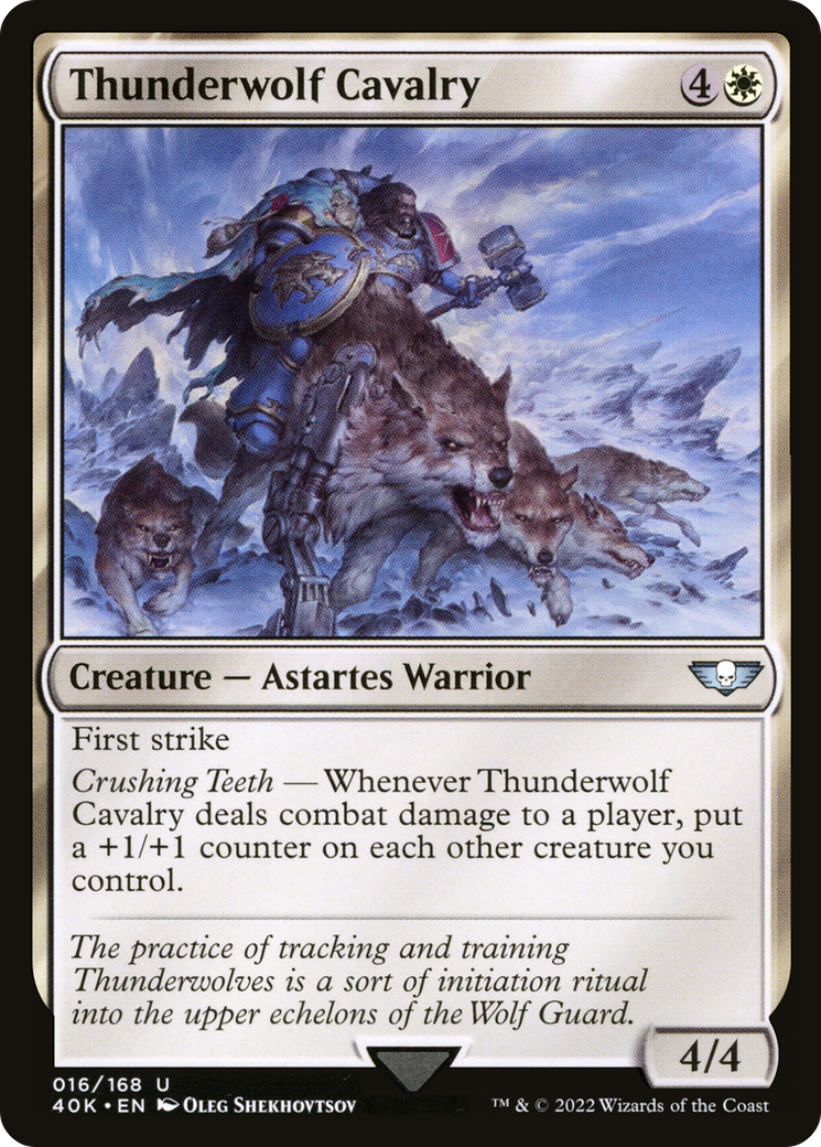 {C} Thunderwolf Cavalry [Universes Beyond: Warhammer 40,000][40K 016]